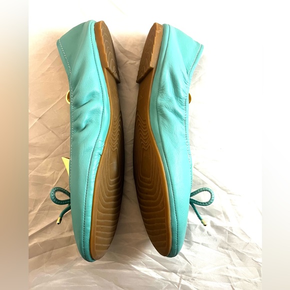 Eureka Turquoise Leather Ballet Flats size 9 - Picture 8 of 11